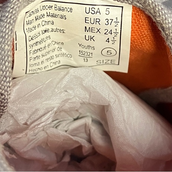 Airwalk Orange and White Sneakers - Picture 10 of 10